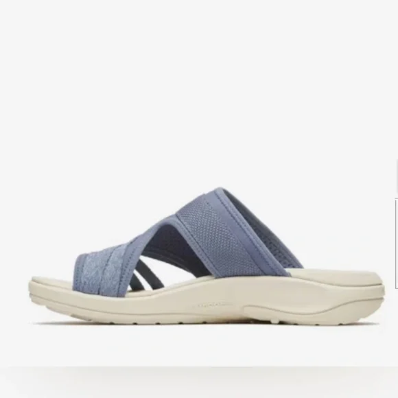 🔵MERREL “LIKE NEW” CHAMBRAY PERFORMANCE SANDAL - Picture 4 of 6